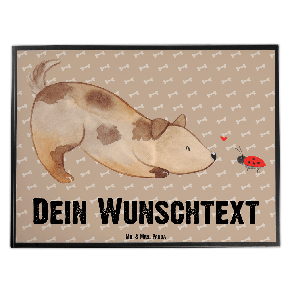 Personalisierte Schreibtischunterlage Hund Marienkäfer Personalisierte Schreibunterlage, Personalisierte Schreibtischauflage, Personalisierte Schreibtisch Unterlagen, Schreibunterlage mit Namen, Schreibtischauflage  mit Namen, Schreibtisch Unterlagen mit Namen, Selbst gestalten, Namensaufdruck, Namenspersonalisierung, Hund, Hundemotiv, Haustier, Hunderasse, Tierliebhaber, Hundebesitzer, Sprüche, Hunde, Hundespruch, Marienkäfer, Mischling, Mischlinghund