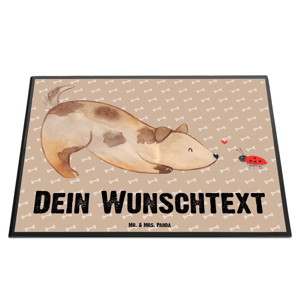 Personalisierte Schreibtischunterlage Hund Marienkäfer Personalisierte Schreibunterlage, Personalisierte Schreibtischauflage, Personalisierte Schreibtisch Unterlagen, Schreibunterlage mit Namen, Schreibtischauflage  mit Namen, Schreibtisch Unterlagen mit Namen, Selbst gestalten, Namensaufdruck, Namenspersonalisierung, Hund, Hundemotiv, Haustier, Hunderasse, Tierliebhaber, Hundebesitzer, Sprüche, Hunde, Hundespruch, Marienkäfer, Mischling, Mischlinghund
