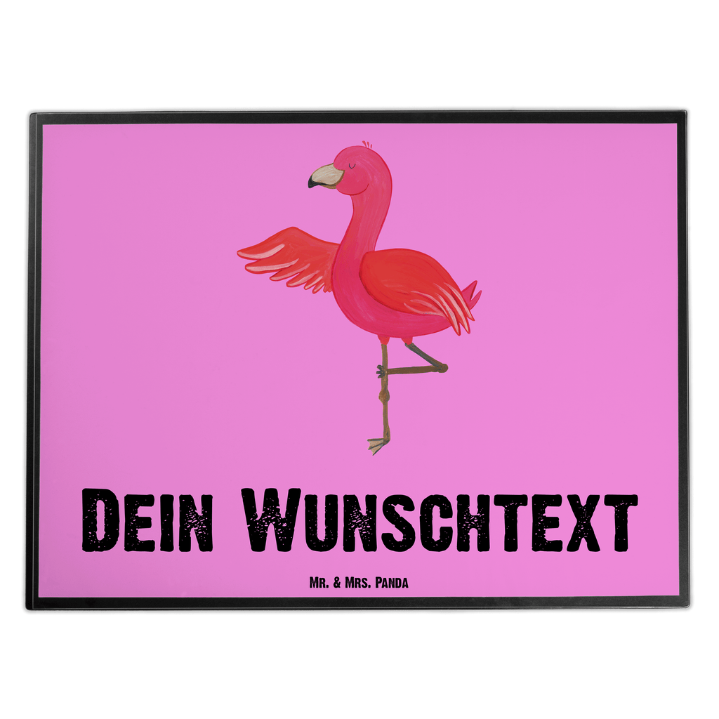 Personalisierte Schreibtischunterlage Flamingo Yoga Personalisierte Schreibunterlage, Personalisierte Schreibtischauflage, Personalisierte Schreibtisch Unterlagen, Schreibunterlage mit Namen, Schreibtischauflage  mit Namen, Schreibtisch Unterlagen mit Namen, Selbst gestalten, Namensaufdruck, Namenspersonalisierung, Flamingo, Vogel, Yoga, Namaste, Achtsamkeit, Yoga-Übung, Entspannung, Ärger, Aufregen, Tiefenentspannung
