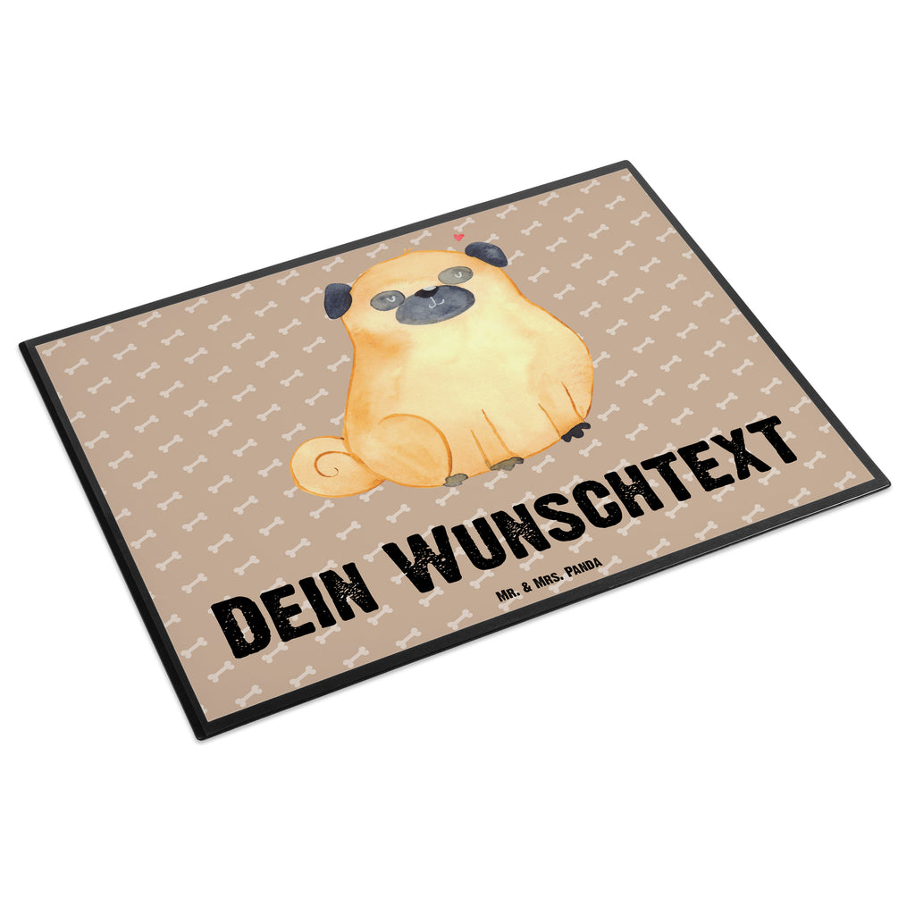 Personalisierte Schreibtischunterlage Mops Personalisierte Schreibunterlage, Personalisierte Schreibtischauflage, Personalisierte Schreibtisch Unterlagen, Schreibunterlage mit Namen, Schreibtischauflage  mit Namen, Schreibtisch Unterlagen mit Namen, Selbst gestalten, Namensaufdruck, Namenspersonalisierung, Hund, Hundemotiv, Haustier, Hunderasse, Tierliebhaber, Hundebesitzer, Sprüche, Mops, Liebe, Hundeliebe