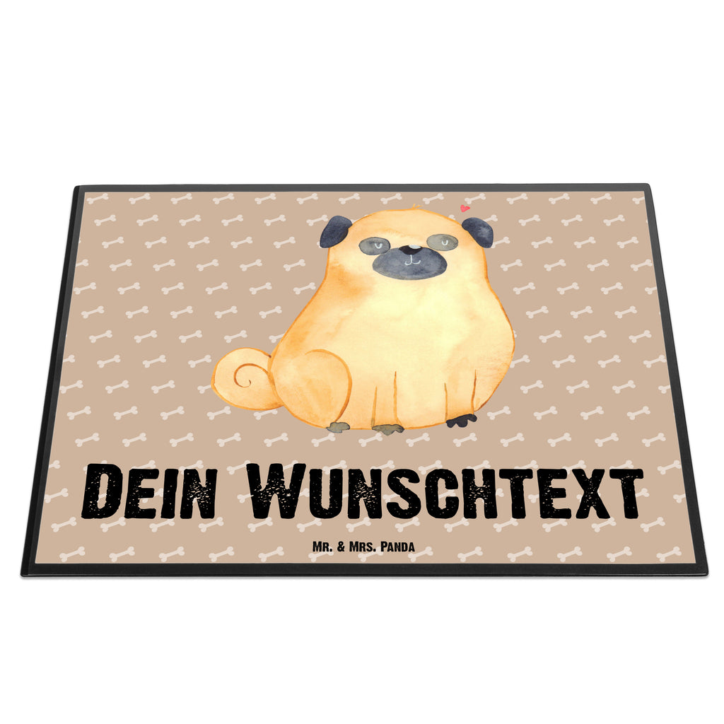 Personalisierte Schreibtischunterlage Mops Personalisierte Schreibunterlage, Personalisierte Schreibtischauflage, Personalisierte Schreibtisch Unterlagen, Schreibunterlage mit Namen, Schreibtischauflage  mit Namen, Schreibtisch Unterlagen mit Namen, Selbst gestalten, Namensaufdruck, Namenspersonalisierung, Hund, Hundemotiv, Haustier, Hunderasse, Tierliebhaber, Hundebesitzer, Sprüche, Mops, Liebe, Hundeliebe