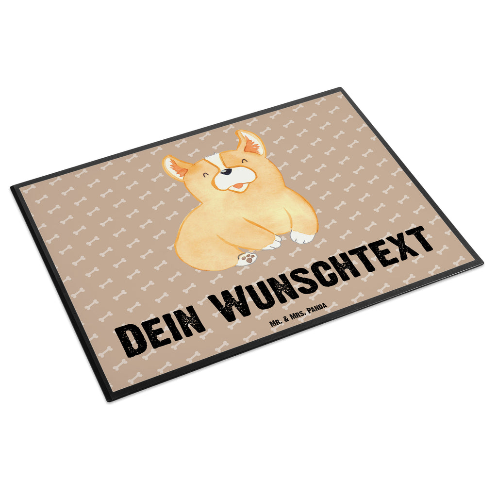 Personalisierte Schreibtischunterlage Corgie Personalisierte Schreibunterlage, Personalisierte Schreibtischauflage, Personalisierte Schreibtisch Unterlagen, Schreibunterlage mit Namen, Schreibtischauflage  mit Namen, Schreibtisch Unterlagen mit Namen, Selbst gestalten, Namensaufdruck, Namenspersonalisierung, Hund, Hundemotiv, Haustier, Hunderasse, Tierliebhaber, Hundebesitzer, Sprüche, Corgie, Welsh Corgie Pembroke, britisch, Motivation, Spruch, Hundespruch, Lebensfreude
