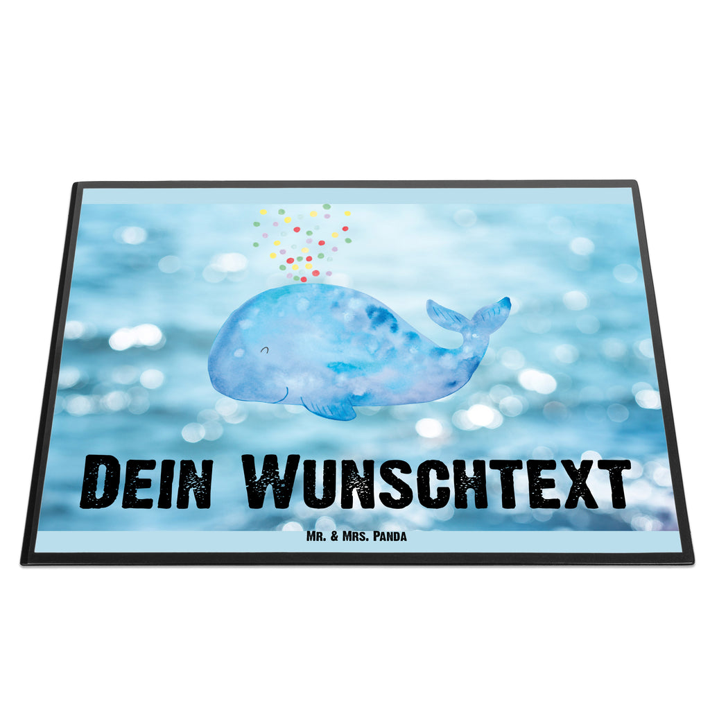 Personalisierte Schreibtischunterlage Wal Konfetti Personalisierte Schreibunterlage, Personalisierte Schreibtischauflage, Personalisierte Schreibtisch Unterlagen, Schreibunterlage mit Namen, Schreibtischauflage  mit Namen, Schreibtisch Unterlagen mit Namen, Selbst gestalten, Namensaufdruck, Namenspersonalisierung, Meerestiere, Meer, Urlaub, Wal, Konfetti, Wale, Motivation, Neuanfang, Trennung, Diät, Abnehmen, Neustart, Lebensabschnitt, Geburtstag