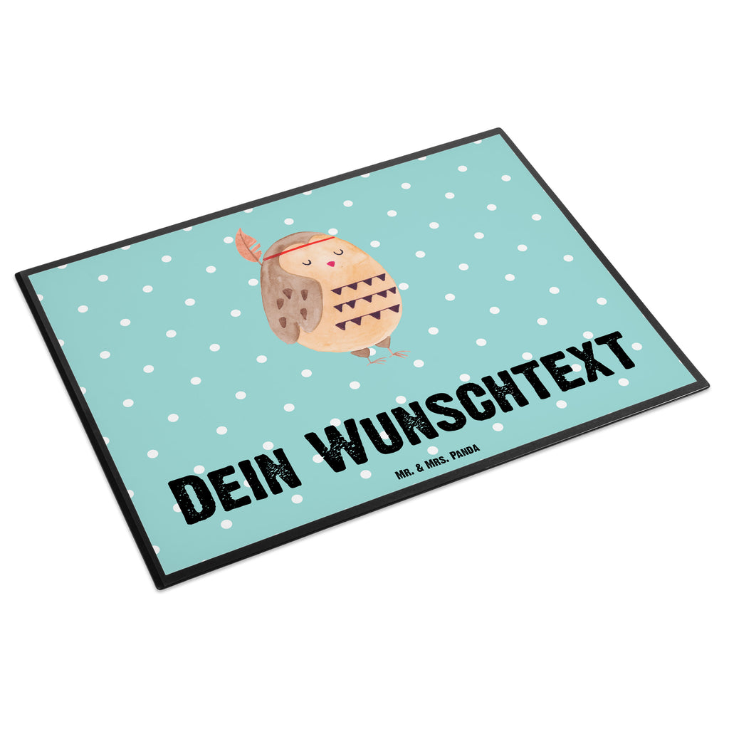 Personalisierte Schreibtischunterlage Eule Federschmuck Personalisierte Schreibunterlage, Personalisierte Schreibtischauflage, Personalisierte Schreibtisch Unterlagen, Schreibunterlage mit Namen, Schreibtischauflage  mit Namen, Schreibtisch Unterlagen mit Namen, Selbst gestalten, Namensaufdruck, Namenspersonalisierung, Eule, Eule Deko, Owl, Das Leben ist ein Abenteuer, Reisespruch, Federschmuck, Dekoration