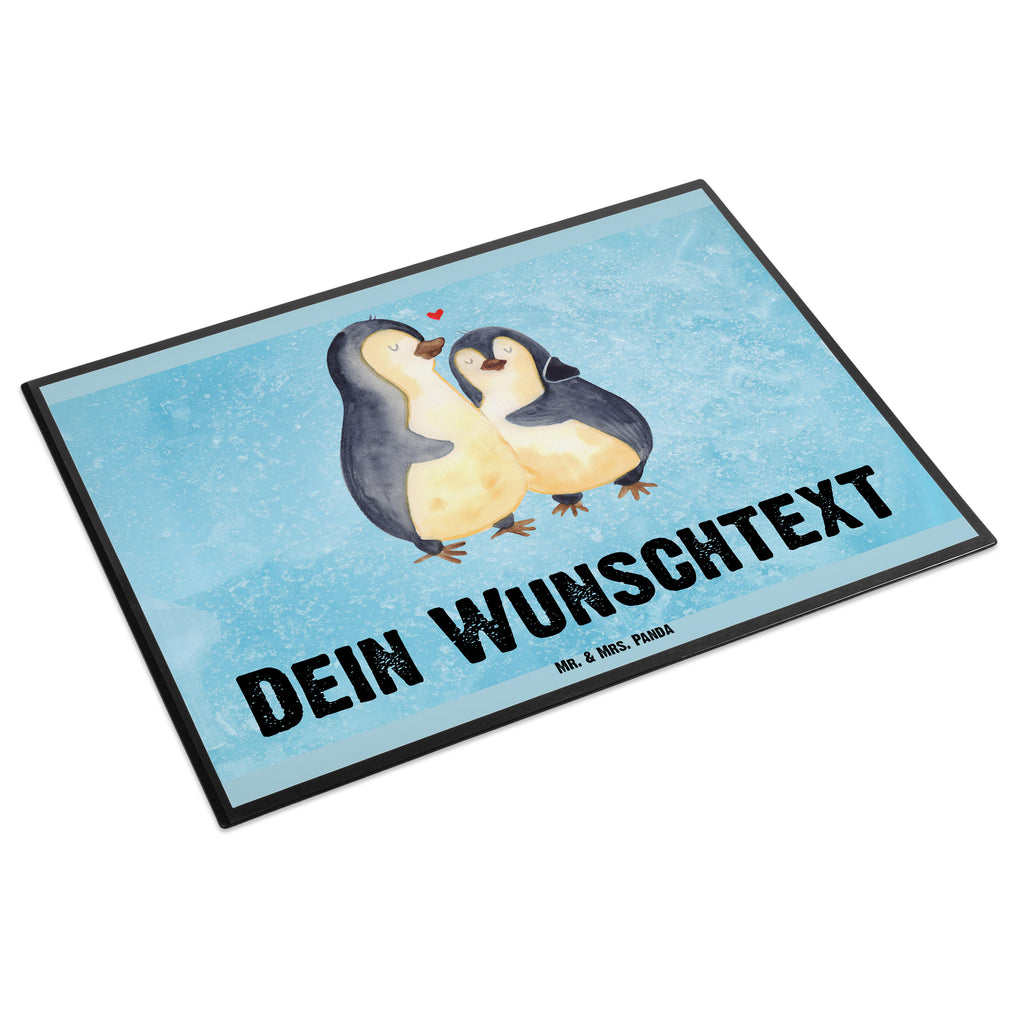 Personalisierte Schreibtischunterlage Pinguin umarmend Personalisierte Schreibunterlage, Personalisierte Schreibtischauflage, Personalisierte Schreibtisch Unterlagen, Schreibunterlage mit Namen, Schreibtischauflage  mit Namen, Schreibtisch Unterlagen mit Namen, Selbst gestalten, Namensaufdruck, Namenspersonalisierung, Pinguin, Liebe, Liebespaar, Liebesbeweis, Liebesgeschenk, Verlobung, Jahrestag, Hochzeitstag, Hochzeit, Hochzeitsgeschenk