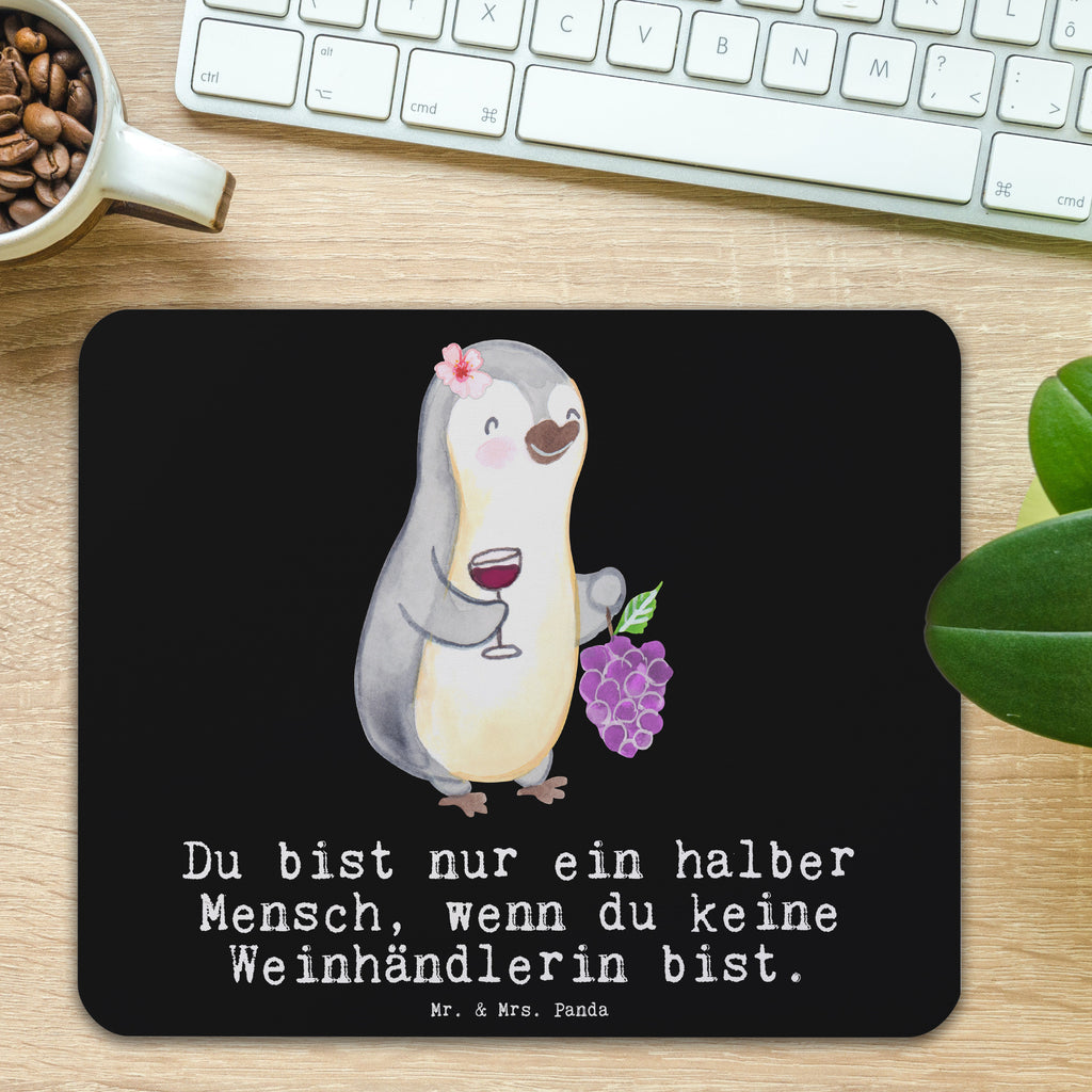 Mauspad Weinhändlerin mit Herz Mousepad, Computer zubehör, Büroausstattung, PC Zubehör, Arbeitszimmer, Mauspad, Einzigartiges Mauspad, Designer Mauspad, Beruf, Ausbildung, Jubiläum, Abschied, Rente, Kollege, Kollegin, Geschenk, Schenken, Arbeitskollege, Mitarbeiter, Firma, Danke, Dankeschön