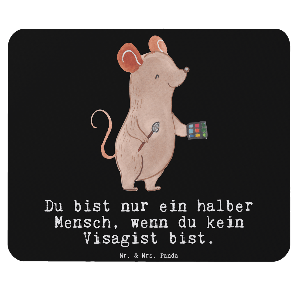 Mauspad Visagist mit Herz Mousepad, Computer zubehör, Büroausstattung, PC Zubehör, Arbeitszimmer, Mauspad, Einzigartiges Mauspad, Designer Mauspad, Beruf, Ausbildung, Jubiläum, Abschied, Rente, Kollege, Kollegin, Geschenk, Schenken, Arbeitskollege, Mitarbeiter, Firma, Danke, Dankeschön, Kosmetiker, Make Up Artist, Maskenbildner, Visagist, Beauty Salon, Kosmetikstudio, Eröffnung