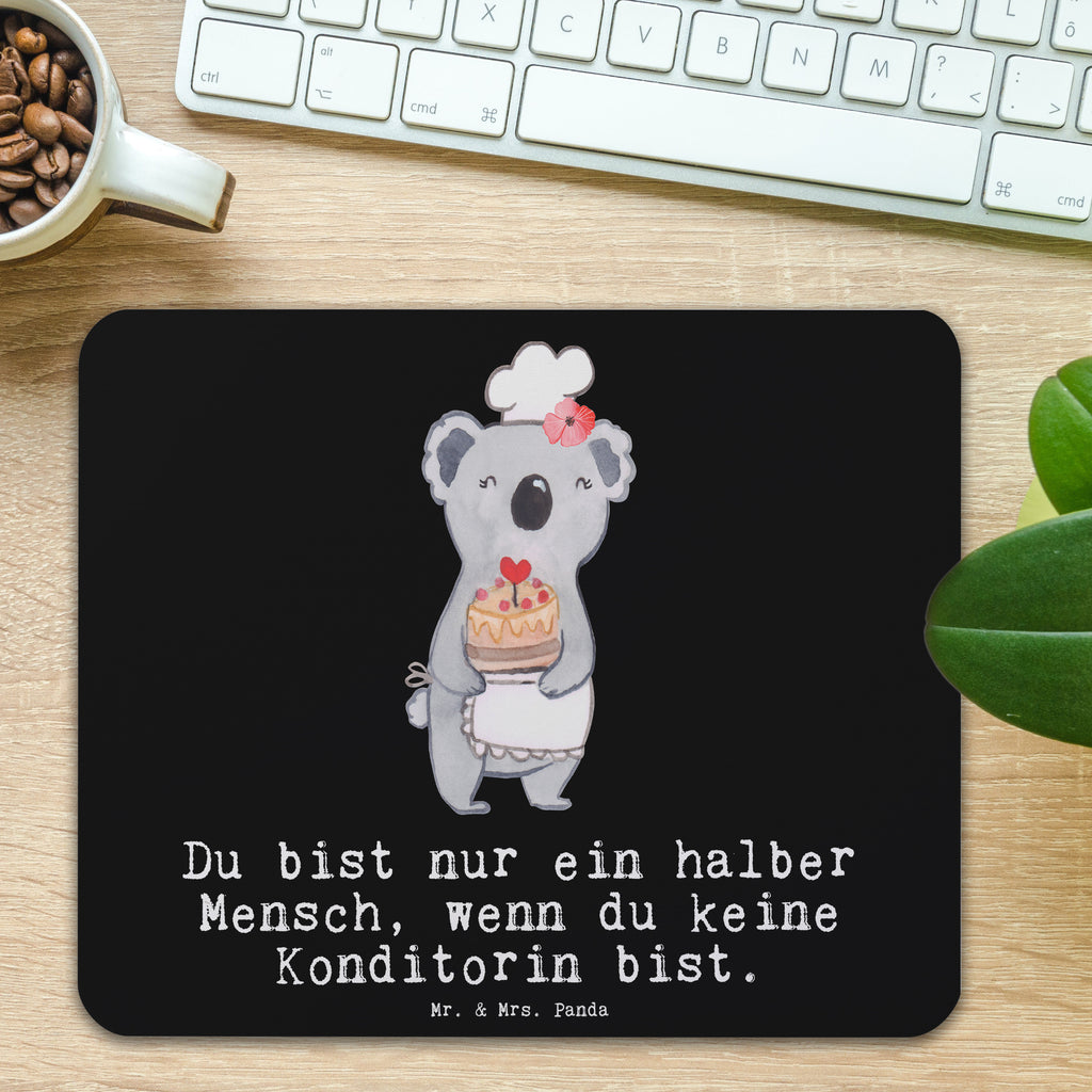 Mauspad Konditorin mit Herz Mousepad, Computer zubehör, Büroausstattung, PC Zubehör, Arbeitszimmer, Mauspad, Einzigartiges Mauspad, Designer Mauspad, Beruf, Ausbildung, Jubiläum, Abschied, Rente, Kollege, Kollegin, Geschenk, Schenken, Arbeitskollege, Mitarbeiter, Firma, Danke, Dankeschön, Konditorin, Kuchenbäckerin, Patissierin, Confiseurin, Bäckerin