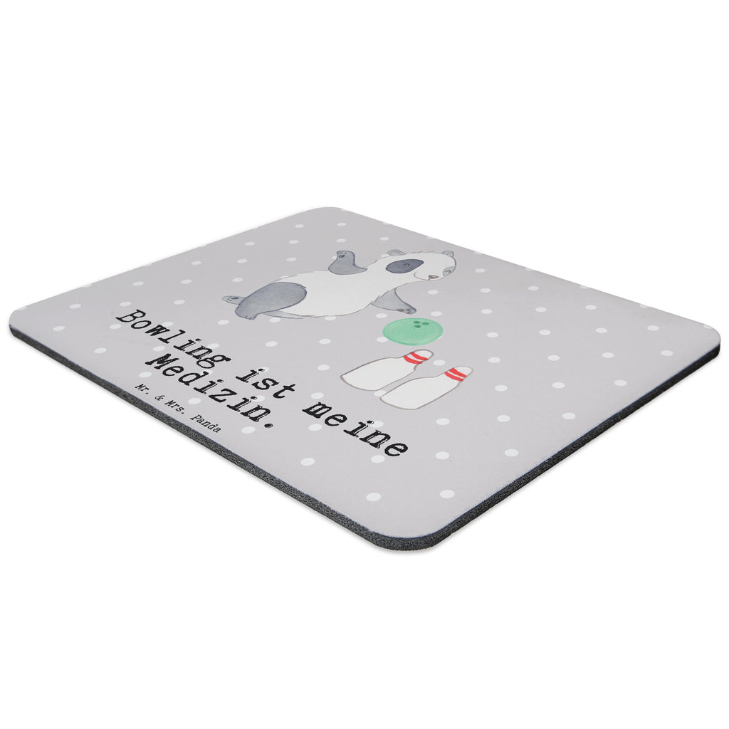 Mauspad Panda Bowling Medizin Mousepad, Computer zubehör, Büroausstattung, PC Zubehör, Arbeitszimmer, Mauspad, Einzigartiges Mauspad, Designer Mauspad, Geschenk, Sport, Sportart, Hobby, Schenken, Danke, Dankeschön, Auszeichnung, Gewinn, Sportler, Bowling, Bowlen gehen, Bowling Center