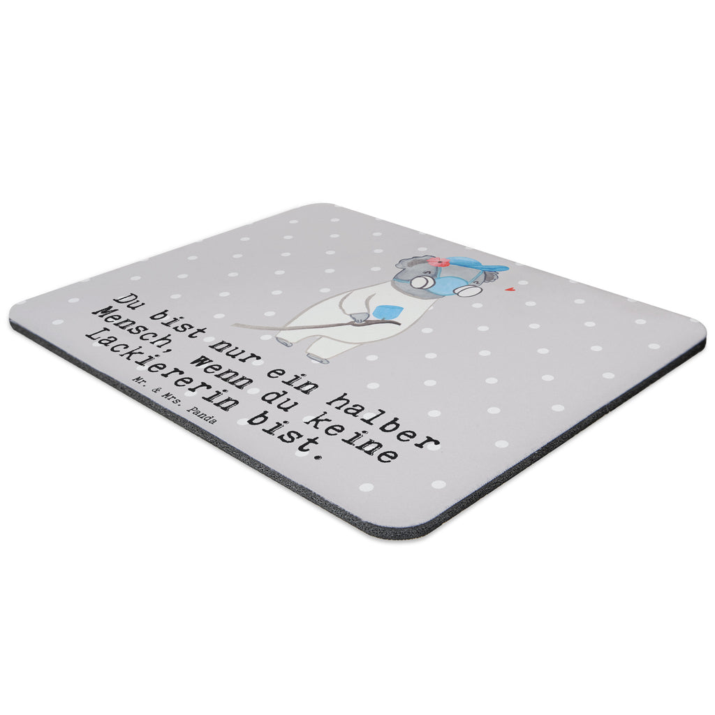 Mauspad Lackiererin mit Herz Mousepad, Computer zubehör, Büroausstattung, PC Zubehör, Arbeitszimmer, Mauspad, Einzigartiges Mauspad, Designer Mauspad, Beruf, Ausbildung, Jubiläum, Abschied, Rente, Kollege, Kollegin, Geschenk, Schenken, Arbeitskollege, Mitarbeiter, Firma, Danke, Dankeschön, Lackiererin, Lackierermeisterin, Werkstatt Lackiererin, Gesellenprüfung