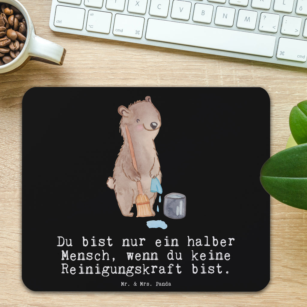Mauspad Reinigungskraft mit Herz Mousepad, Computer zubehör, Büroausstattung, PC Zubehör, Arbeitszimmer, Mauspad, Einzigartiges Mauspad, Designer Mauspad, Beruf, Ausbildung, Jubiläum, Abschied, Rente, Kollege, Kollegin, Geschenk, Schenken, Arbeitskollege, Mitarbeiter, Firma, Danke, Dankeschön
