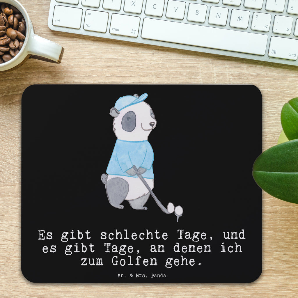 Mauspad Panda Golfen Tage Mousepad, Computer zubehör, Büroausstattung, PC Zubehör, Arbeitszimmer, Mauspad, Einzigartiges Mauspad, Designer Mauspad, Geschenk, Sport, Sportart, Hobby, Schenken, Danke, Dankeschön, Auszeichnung, Gewinn, Sportler, Golfen, Golf spielen, Golfplatz, Golfturnier, Golf Verein