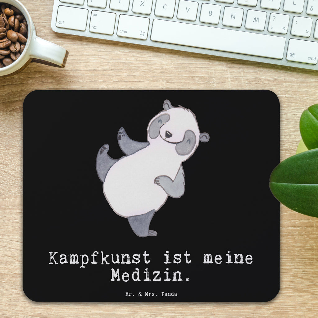 Mauspad Panda Kampfkunst Medizin Mousepad, Computer zubehör, Büroausstattung, PC Zubehör, Arbeitszimmer, Mauspad, Einzigartiges Mauspad, Designer Mauspad, Geschenk, Sport, Sportart, Hobby, Schenken, Danke, Dankeschön, Auszeichnung, Gewinn, Sportler, Kampfkunst, Kampfsportarten, Selbstverteidigung