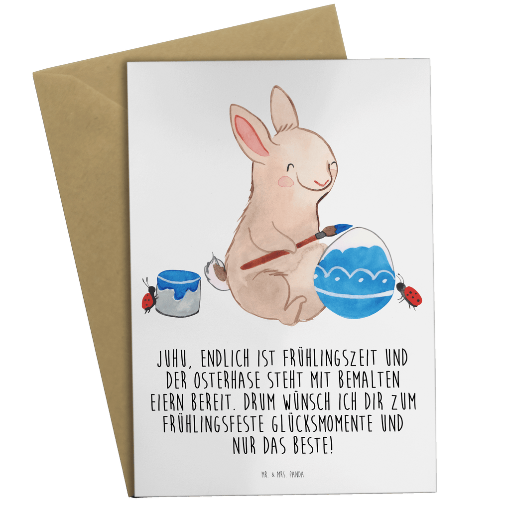 Grußkarte Hase Marienkäfer Klappkarte, Einladungskarte, Glückwunschkarte, Hochzeitskarte, Geburtstagskarte, Karte, Ostern, Osterhase, Ostergeschenke, Osternest, Osterdeko, Geschenk zu Ostern, Ostergrüße, Ostereier, Frühlingsgrüße, Eier bemalen, Picknicken, Frühling, Frühlingsgefühle, Hase