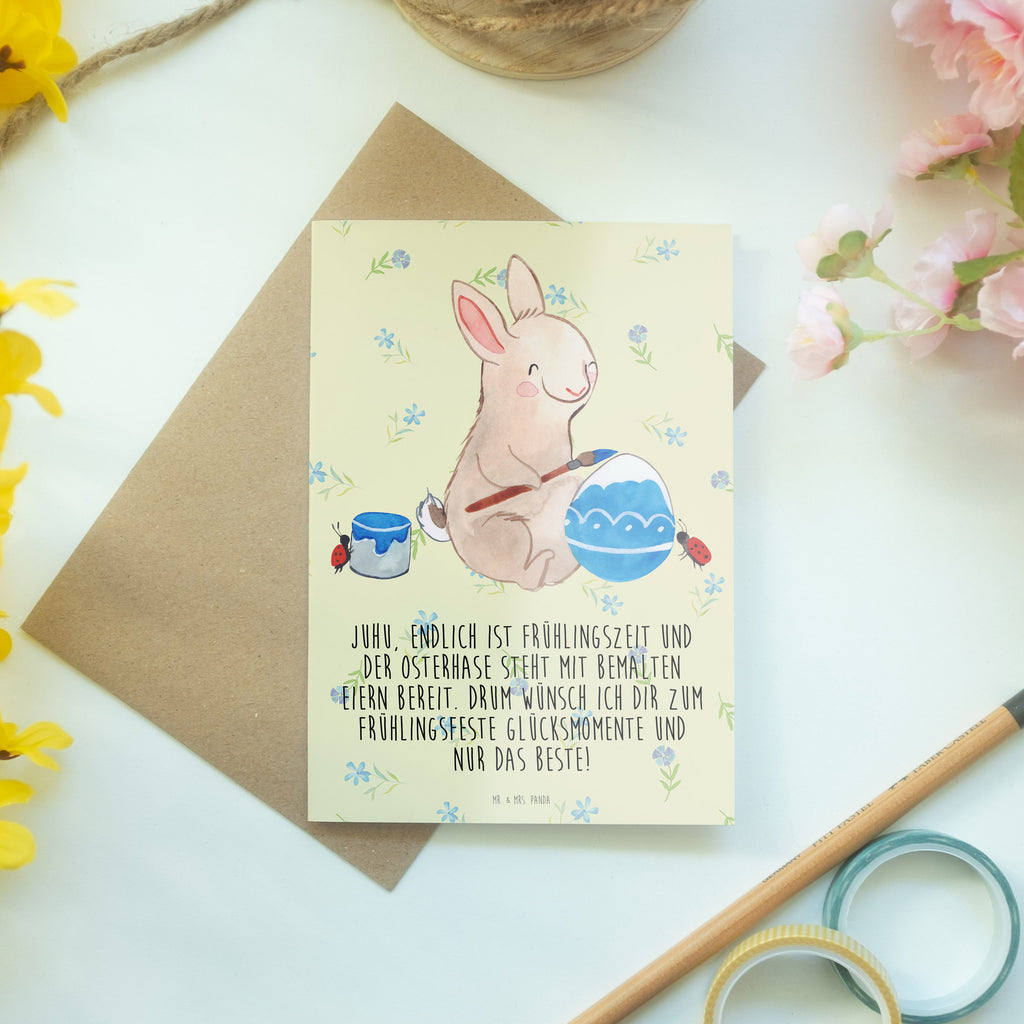 Grußkarte Hase Marienkäfer Klappkarte, Einladungskarte, Glückwunschkarte, Hochzeitskarte, Geburtstagskarte, Karte, Ostern, Osterhase, Ostergeschenke, Osternest, Osterdeko, Geschenk zu Ostern, Ostergrüße, Ostereier, Frühlingsgrüße, Eier bemalen, Picknicken, Frühling, Frühlingsgefühle, Hase