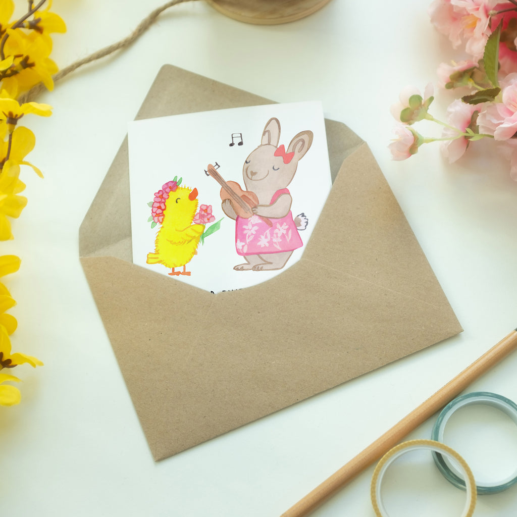Grußkarte Ostern Frühlingsgefühle Klappkarte, Einladungskarte, Glückwunschkarte, Hochzeitskarte, Geburtstagskarte, Karte, Ostern, Osterhase, Ostergeschenke, Osternest, Osterdeko, Geschenk zu Ostern, Ostergrüße, Ostereier, Frühling, Frühlingsgefühle, Hase, Küken, Osterküken, Musik, Osterlieder