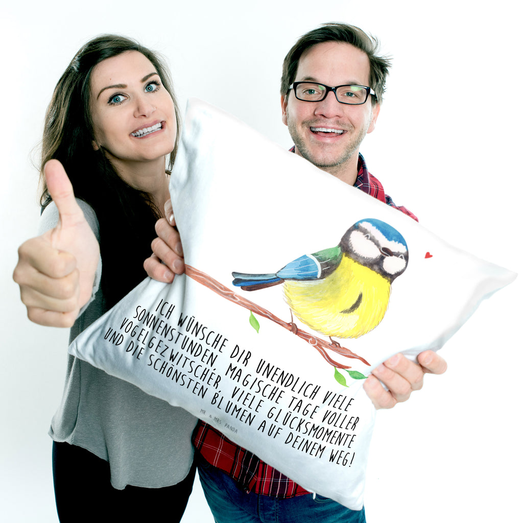 40x40 Kissen Vogel Blaumeise Kissenhülle, Kopfkissen, Sofakissen, Dekokissen, Motivkissen, Ostern, Osterhase, Ostergeschenke, Osternest, Osterdeko, Geschenk zu Ostern, Ostergrüße, Blaumeise, Vogel, liebe Grüße, Frühling, Frühlingsgefühle, Osterzeit