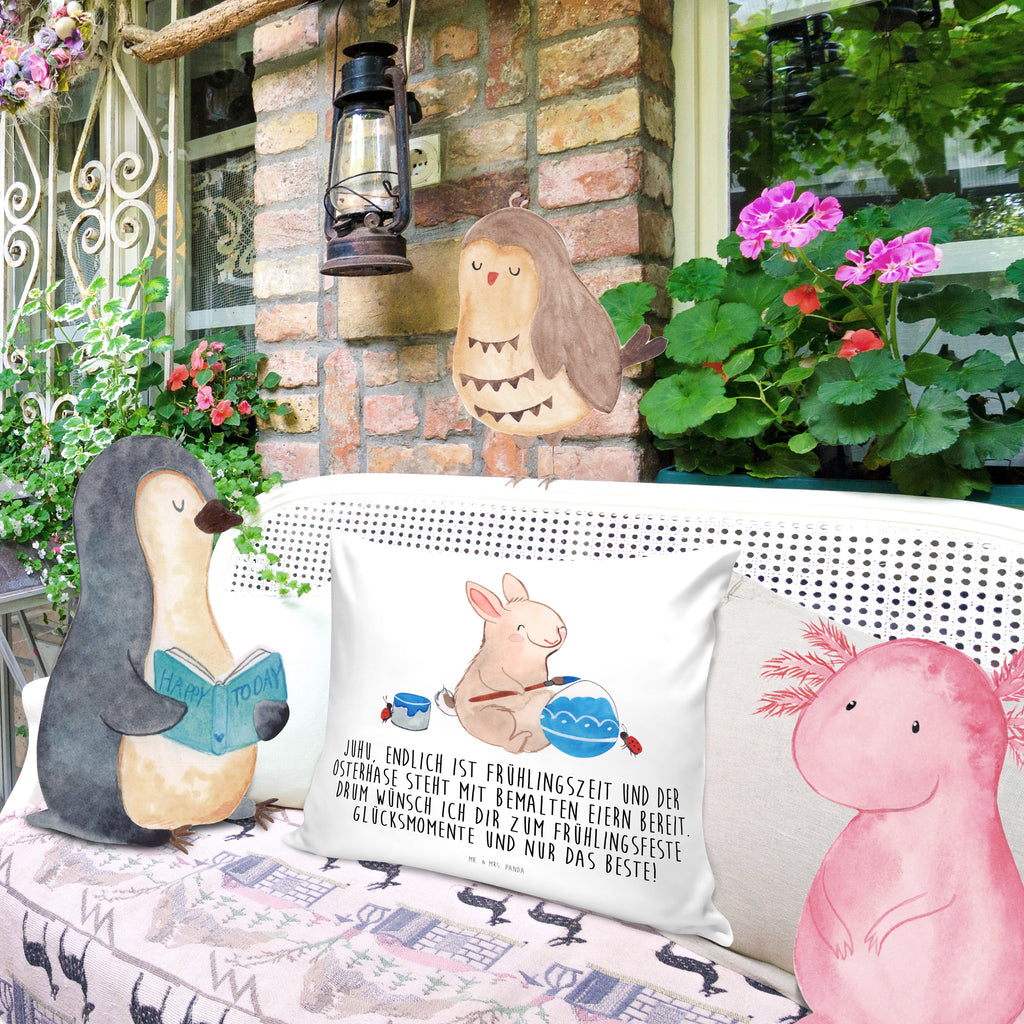 40x40 Kissen Hase Marienkäfer Kissenhülle, Kopfkissen, Sofakissen, Dekokissen, Motivkissen, Ostern, Osterhase, Ostergeschenke, Osternest, Osterdeko, Geschenk zu Ostern, Ostergrüße, Ostereier, Frühlingsgrüße, Eier bemalen, Picknicken, Frühling, Frühlingsgefühle, Hase