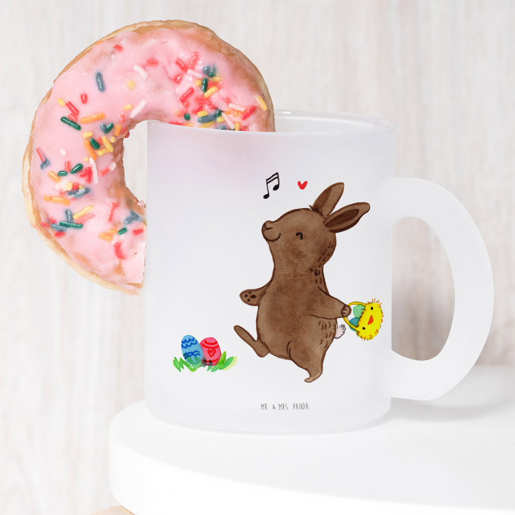 Teetasse Hase Eiersuche Teetasse, Teeglas, Teebecher, Tasse mit Henkel, Tasse, Glas Teetasse, Teetasse aus Glas, Ostern, Osterhase, Ostergeschenke, Osternest, Osterdeko, Geschenk zu Ostern