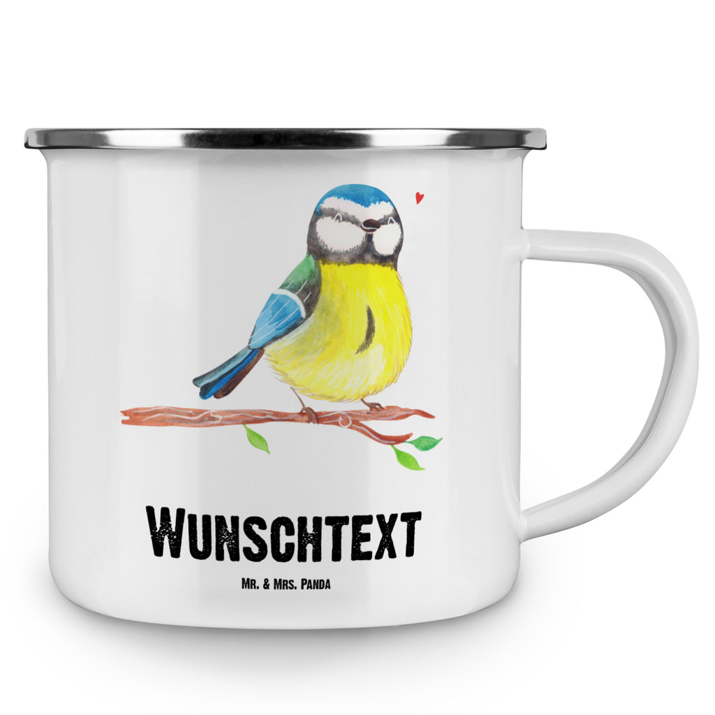 Personalisierte Emaille Tasse Vogel Blaumeise Emaille Tasse personalisiert, Emaille Tasse mit Namen, Campingtasse personalisiert, Namenstasse, Campingtasse bedrucken, Campinggeschirr personalsisert, Ostern, Osterhase, Ostergeschenke, Osternest, Osterdeko, Geschenk zu Ostern, Ostergrüße, Blaumeise, Vogel, liebe Grüße, Frühling, Frühlingsgefühle, Osterzeit