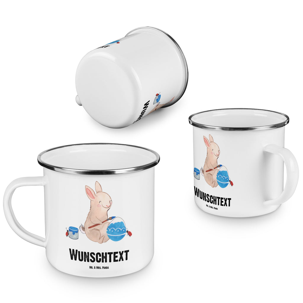 Personalisierte Emaille Tasse Hase Marienkäfer Emaille Tasse personalisiert, Emaille Tasse mit Namen, Campingtasse personalisiert, Namenstasse, Campingtasse bedrucken, Campinggeschirr personalsisert, Ostern, Osterhase, Ostergeschenke, Osternest, Osterdeko, Geschenk zu Ostern, Ostergrüße, Ostereier, Frühlingsgrüße, Eier bemalen, Picknicken, Frühling, Frühlingsgefühle, Hase