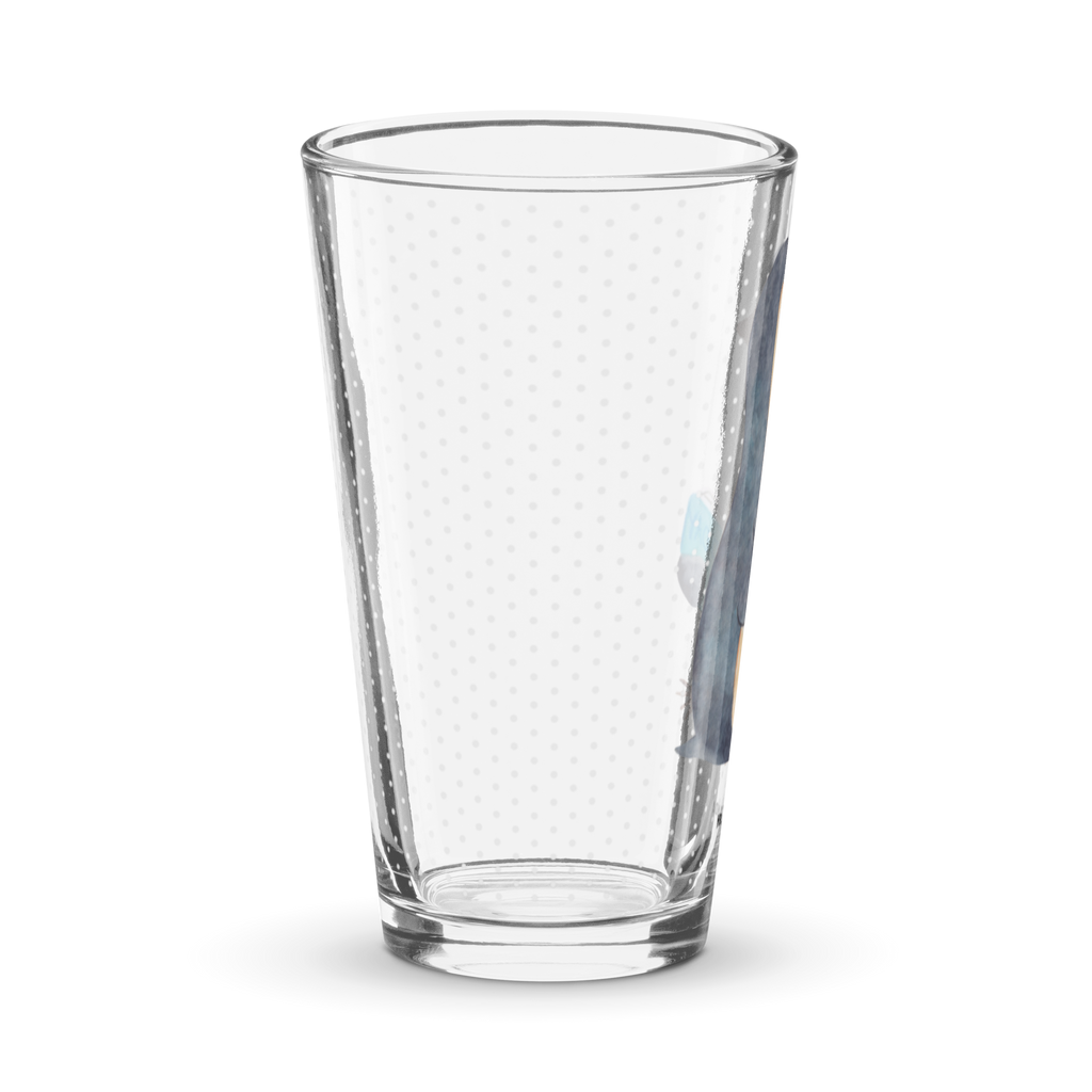 Premium Trinkglas Pinguin Buch Trinkglas, Glas, Pint Glas, Bierglas, Cocktail Glas, Wasserglas, Pinguin, Pinguine, Buch, Lesen, Bücherwurm, Nichtstun, Faulenzen, Ferien, Urlaub, Freizeit