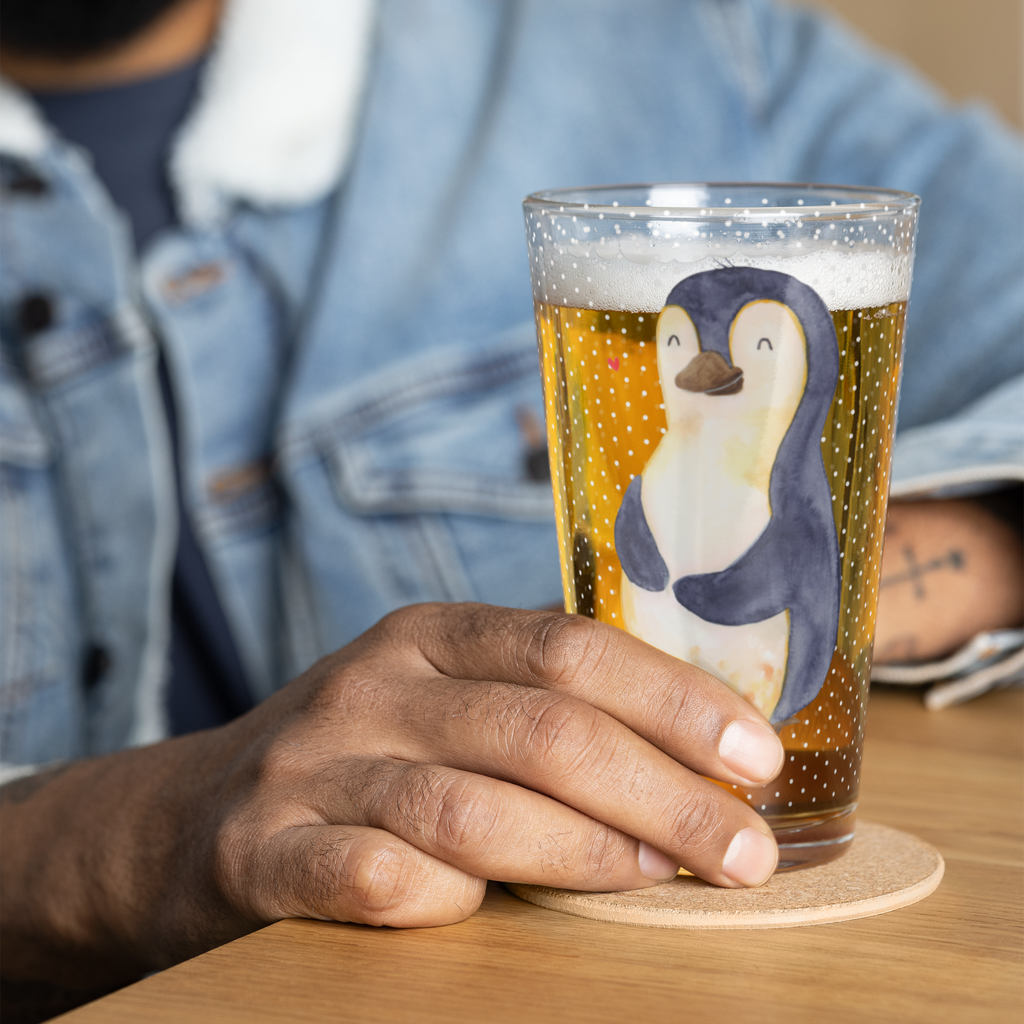 Premium Trinkglas Pinguin Diät Trinkglas, Glas, Pint Glas, Bierglas, Cocktail Glas, Wasserglas, Pinguin, Pinguine, Diät, Abnehmen, Abspecken, Gewicht, Motivation, Selbstliebe, Körperliebe, Selbstrespekt