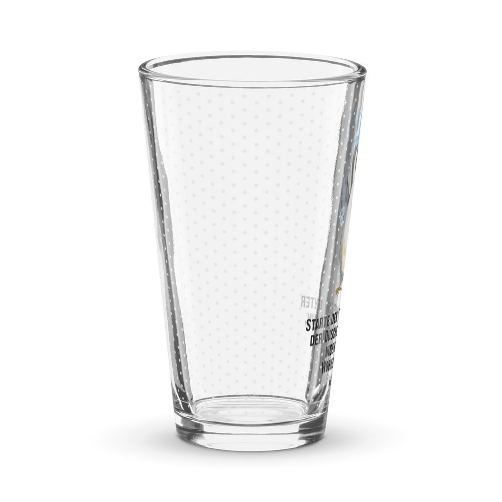 Premium Trinkglas Pinguin duscht Trinkglas, Glas, Pint Glas, Bierglas, Cocktail Glas, Wasserglas, Pinguin, Pinguine, Dusche, duschen, Lebensmotto, Motivation, Neustart, Neuanfang, glücklich sein