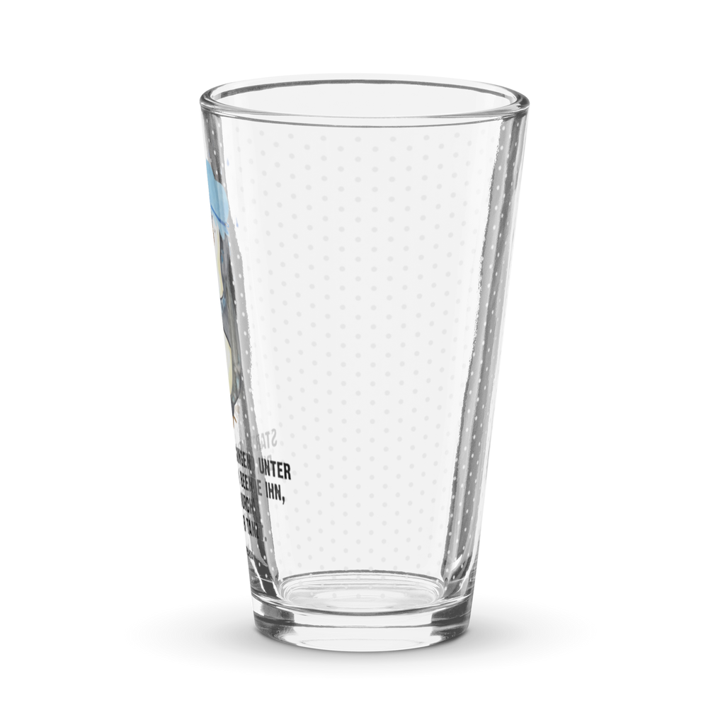 Premium Trinkglas Pinguin duscht Trinkglas, Glas, Pint Glas, Bierglas, Cocktail Glas, Wasserglas, Pinguin, Pinguine, Dusche, duschen, Lebensmotto, Motivation, Neustart, Neuanfang, glücklich sein