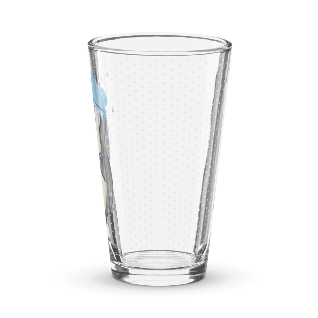 Premium Trinkglas Pinguin duscht Trinkglas, Glas, Pint Glas, Bierglas, Cocktail Glas, Wasserglas, Pinguin, Pinguine, Dusche, duschen, Lebensmotto, Motivation, Neustart, Neuanfang, glücklich sein