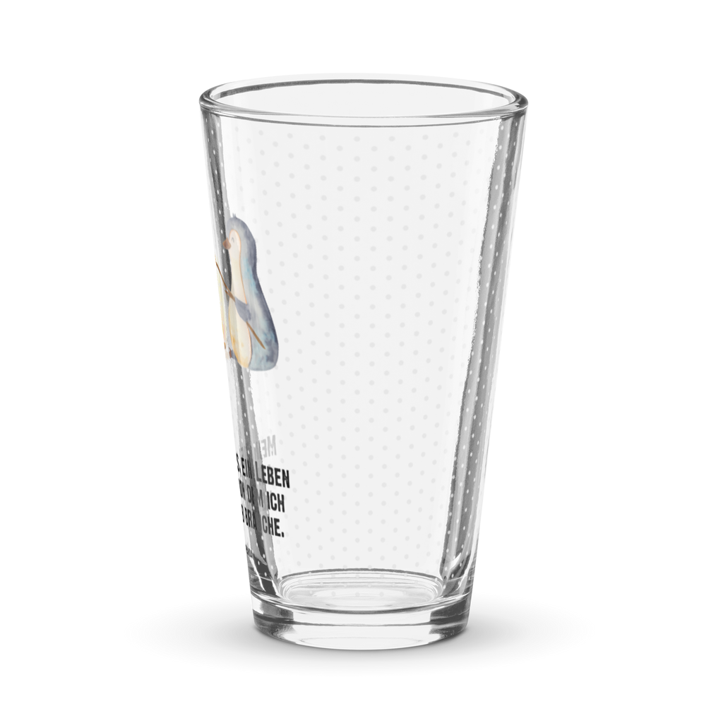 Premium Trinkglas Pinguin Lagerfeuer Trinkglas, Glas, Pint Glas, Bierglas, Cocktail Glas, Wasserglas, Pinguin, Maus, Pinguine, Lagerfeuer, Leben, Arbeit, Job, Motivation, Büro, Büroalltag, Lebensspruch, Lebensmotivation, Neustart, Liebe, grillen, Feuer, Marshmallows