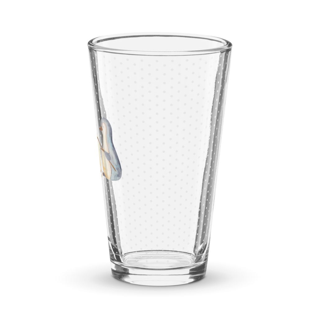 Premium Trinkglas Pinguin Lagerfeuer Trinkglas, Glas, Pint Glas, Bierglas, Cocktail Glas, Wasserglas, Pinguin, Maus, Pinguine, Lagerfeuer, Leben, Arbeit, Job, Motivation, Büro, Büroalltag, Lebensspruch, Lebensmotivation, Neustart, Liebe, grillen, Feuer, Marshmallows