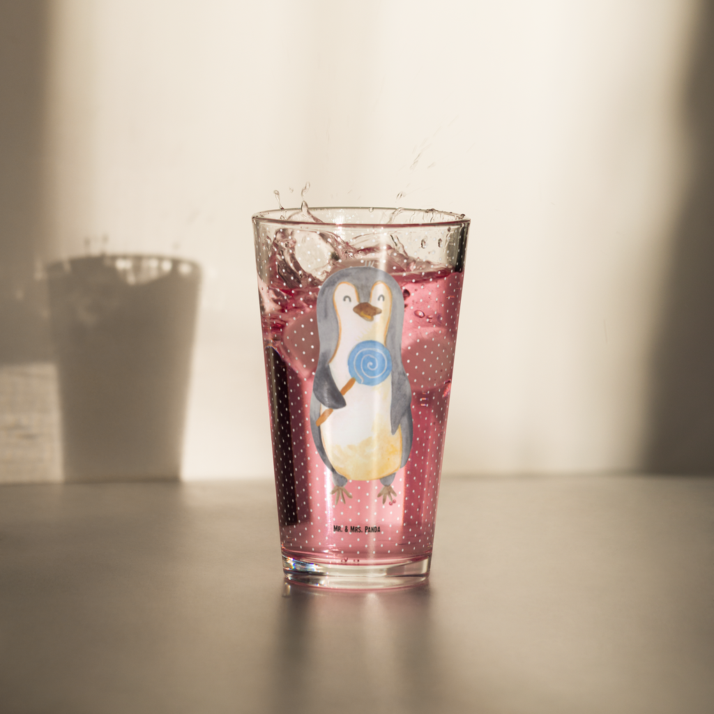 Premium Trinkglas Pinguin Lolli Trinkglas, Glas, Pint Glas, Bierglas, Cocktail Glas, Wasserglas, Pinguin, Pinguine, Lolli, Süßigkeiten, Blödsinn, Spruch, Rebell, Gauner, Ganove, Rabauke