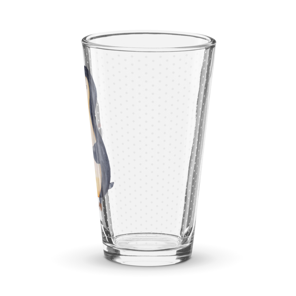 Premium Trinkglas Pinguin Marienkäfer Trinkglas, Glas, Pint Glas, Bierglas, Cocktail Glas, Wasserglas, Pinguin, Pinguine, Marienkäfer, Liebe, Wunder, Glück, Freude, Lebensfreude