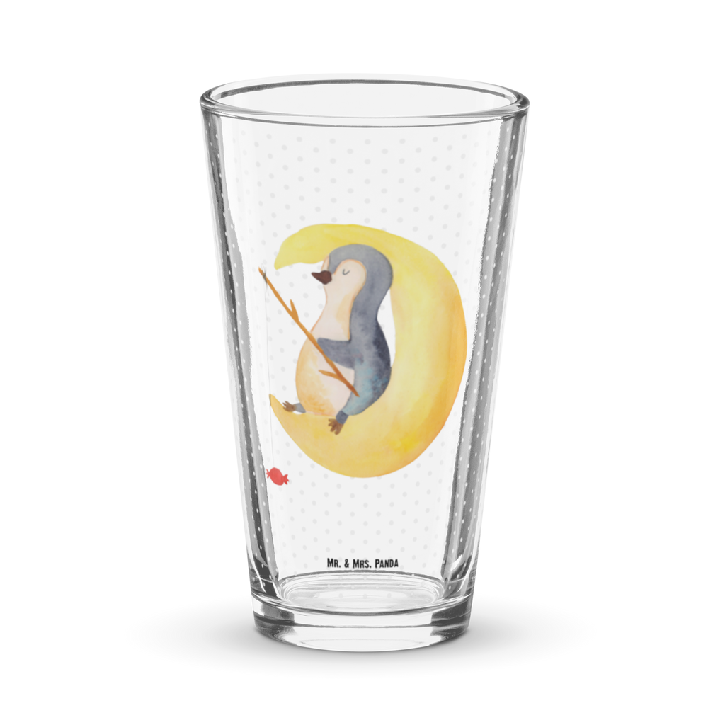 Premium Trinkglas Pinguin Mond Trinkglas, Glas, Pint Glas, Bierglas, Cocktail Glas, Wasserglas, Pinguin, Pinguine, Spruch, schlafen, Nachtruhe, Einschlafen, Schlafzimmer, Schlafstörungen, Gästezimmer