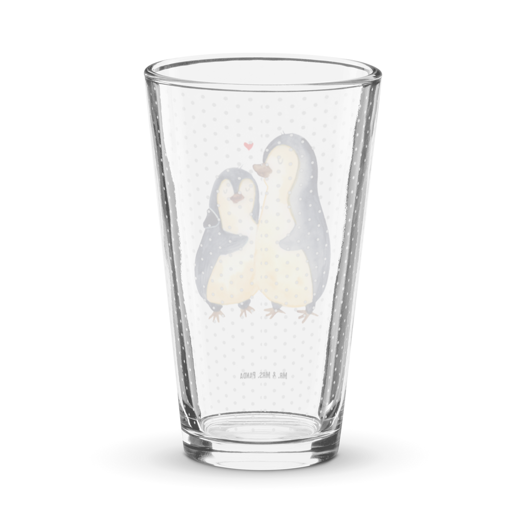 Premium Trinkglas Pinguin umarmend Trinkglas, Glas, Pint Glas, Bierglas, Cocktail Glas, Wasserglas, Pinguin, Liebe, Liebespaar, Liebesbeweis, Liebesgeschenk, Verlobung, Jahrestag, Hochzeitstag, Hochzeit, Hochzeitsgeschenk
