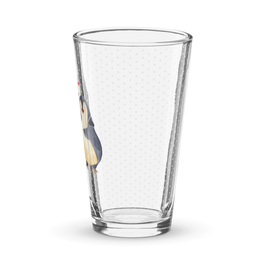 Premium Trinkglas Pinguin umarmend Trinkglas, Glas, Pint Glas, Bierglas, Cocktail Glas, Wasserglas, Pinguin, Liebe, Liebespaar, Liebesbeweis, Liebesgeschenk, Verlobung, Jahrestag, Hochzeitstag, Hochzeit, Hochzeitsgeschenk