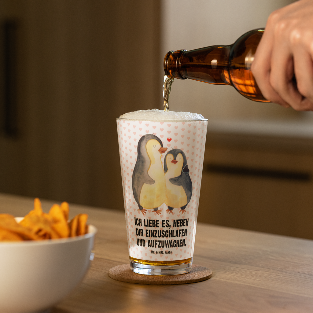 Premium Trinkglas Pinguine Einschlafen Trinkglas, Glas, Pint Glas, Bierglas, Cocktail Glas, Wasserglas, Liebe, Partner, Freund, Freundin, Ehemann, Ehefrau, Heiraten, Verlobung, Heiratsantrag, Liebesgeschenk, Jahrestag, Hocheitstag, Valentinstag, Geschenk für Frauen, Hochzeitstag, Mitbringsel, Geschenk für Freundin, Geschenk für Partner, Liebesbeweis, für Männer, für Ehemann