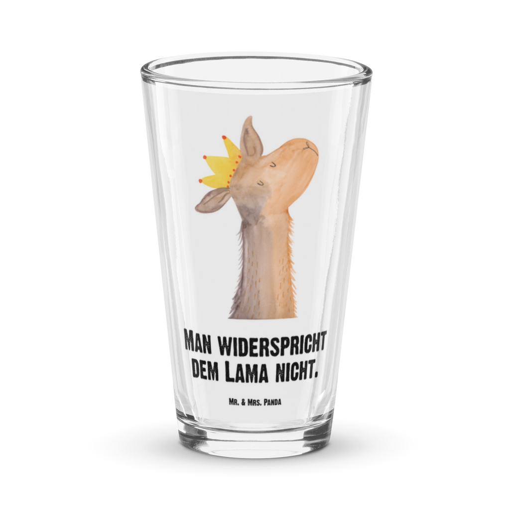 Premium Trinkglas Lamakopf König Trinkglas, Glas, Pint Glas, Bierglas, Cocktail Glas, Wasserglas, Lama, Alpaka, Lamas, König, Königin, Freundin, Mama, Papa, Büro Kollege, Kollegin, Chef, Vorgesetzter, Abi, Abitur