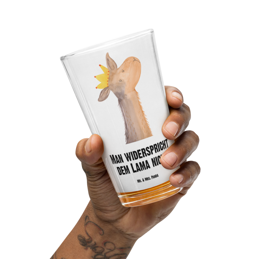 Premium Trinkglas Lamakopf König Trinkglas, Glas, Pint Glas, Bierglas, Cocktail Glas, Wasserglas, Lama, Alpaka, Lamas, König, Königin, Freundin, Mama, Papa, Büro Kollege, Kollegin, Chef, Vorgesetzter, Abi, Abitur