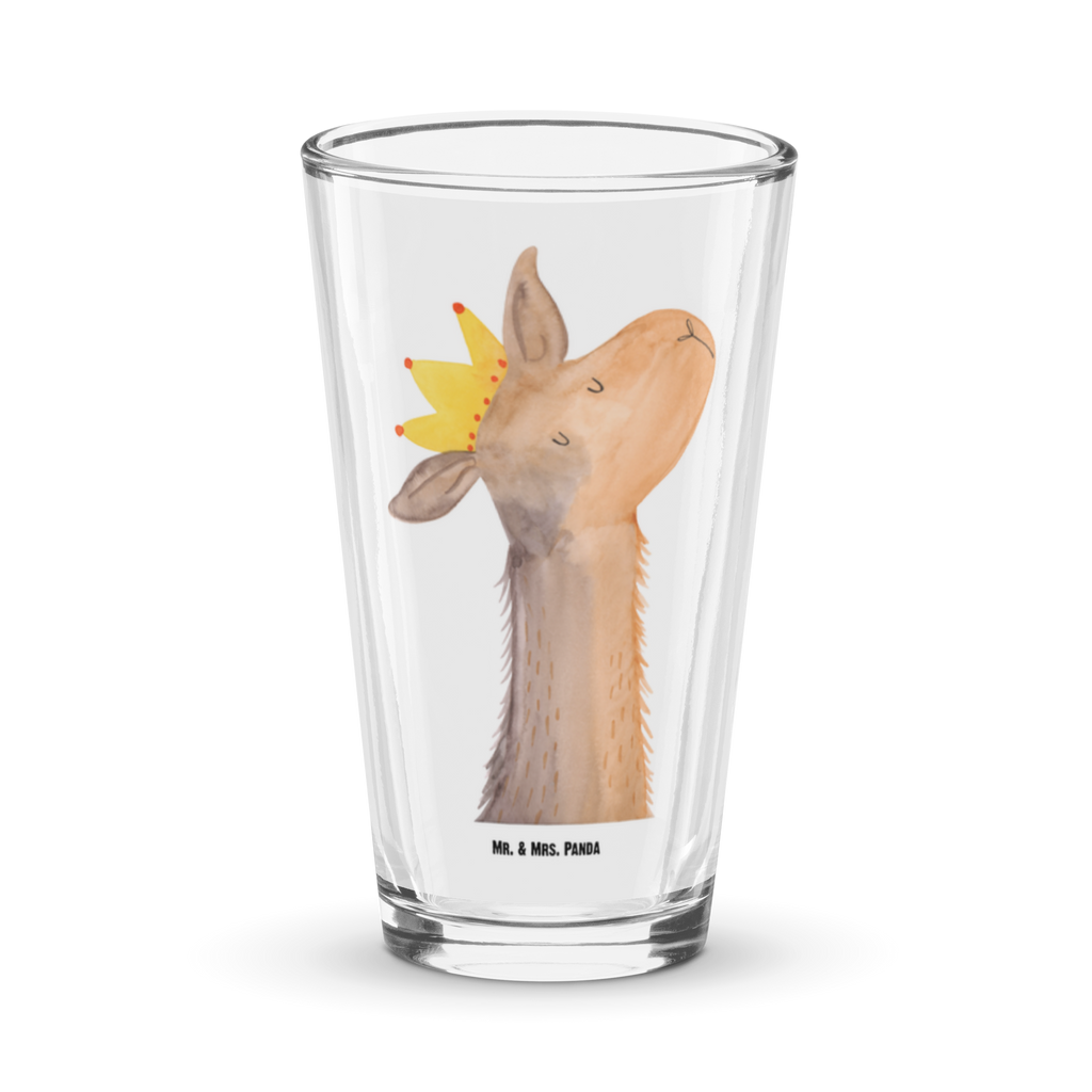 Premium Trinkglas Lamakopf König Trinkglas, Glas, Pint Glas, Bierglas, Cocktail Glas, Wasserglas, Lama, Alpaka, Lamas, König, Königin, Freundin, Mama, Papa, Büro Kollege, Kollegin, Chef, Vorgesetzter, Abi, Abitur