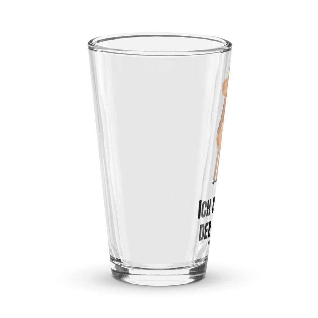 Premium Trinkglas Lama König Trinkglas, Glas, Pint Glas, Bierglas, Cocktail Glas, Wasserglas, Lama, Alpaka, Lamas, König, Königin, Freundin, Mama, Papa, Büro Kollege, Kollegin, Chef, Vorgesetzter, Abi, Abitur