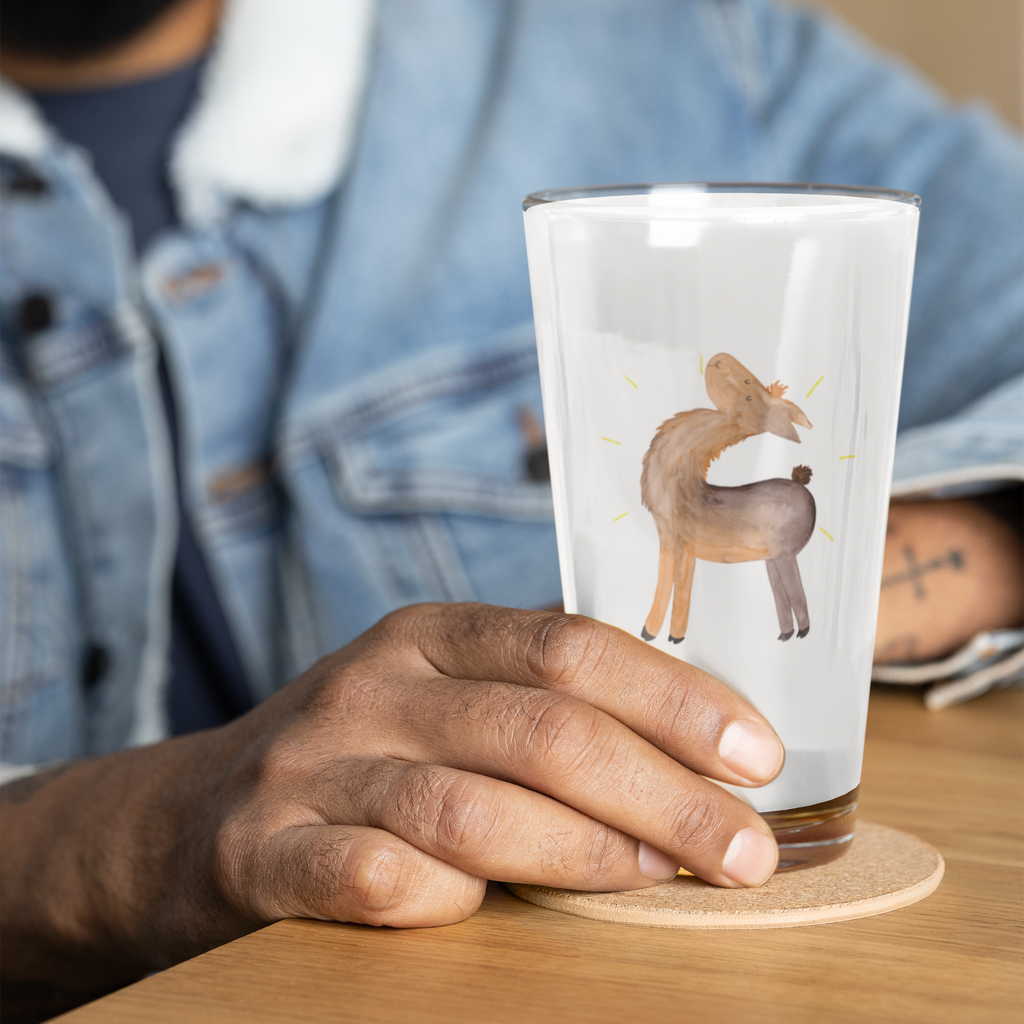 Premium Trinkglas Lama stolz Trinkglas, Glas, Pint Glas, Bierglas, Cocktail Glas, Wasserglas, Lama, Alpaka, Lamas, Außenseiter, Anders, Neustart, stolz, Hippie, Freundin, Freundinnen, beste Freundin, Kumpel, Familie, Family