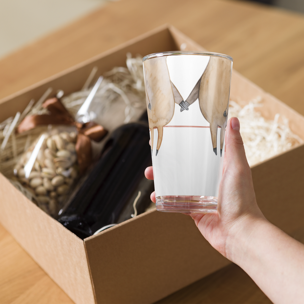 Premium Trinkglas Faultier Pärchen Trinkglas, Glas, Pint Glas, Bierglas, Cocktail Glas, Wasserglas, Faultier, Faultier Geschenk, Faultier Deko, Faultiere, faul, Lieblingstier, Liebe, Liebespaar, Faultierliebe, Faultierpärchen, verliebt, verlobt, gemeinsam, relaxen, Pärchen, Beziehung, Langsamkeit