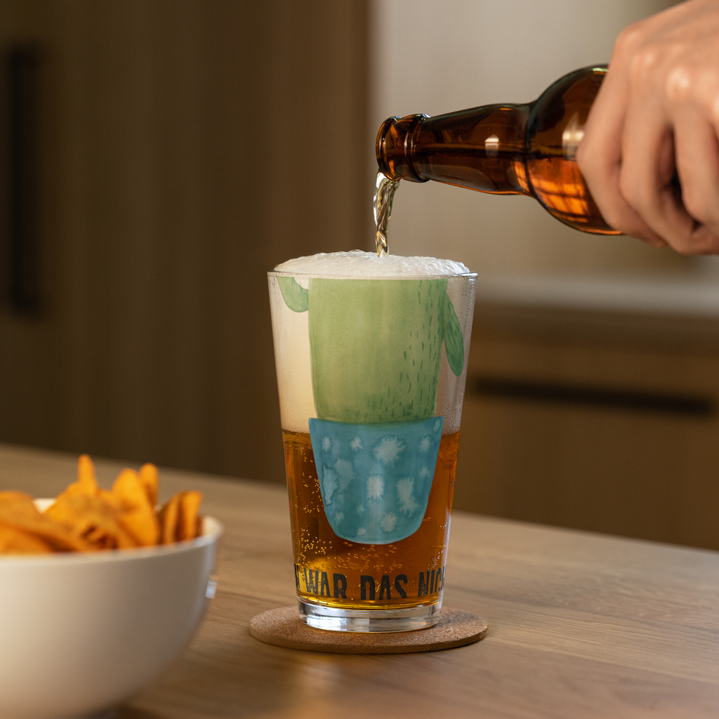Premium Trinkglas Kaktus Heilig Trinkglas, Glas, Pint Glas, Bierglas, Cocktail Glas, Wasserglas, Kaktus, Kakteen, frech, lustig, Kind, Eltern, Familie, Bruder, Schwester, Schwestern, Freundin, Heiligenschein