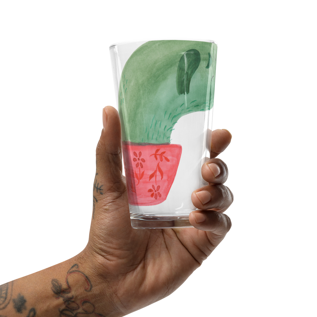 Premium Trinkglas Kaktus Mamamia Trinkglas, Glas, Pint Glas, Bierglas, Cocktail Glas, Wasserglas, Kaktus, Kakteen, Kaktusliebe, Ärger, Büro, Büroalltag, Schule, Motivation, Quote