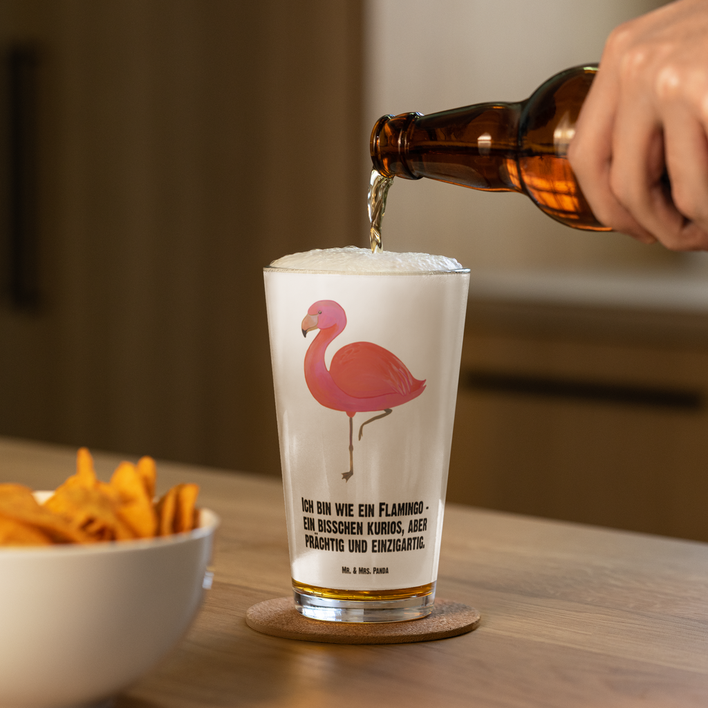 Premium Trinkglas Flamingo classic Trinkglas, Glas, Pint Glas, Bierglas, Cocktail Glas, Wasserglas, Flamingo, Einzigartig, Selbstliebe, Stolz, ich, für mich, Spruch, Freundin, Freundinnen, Außenseiter, Sohn, Tochter, Geschwister