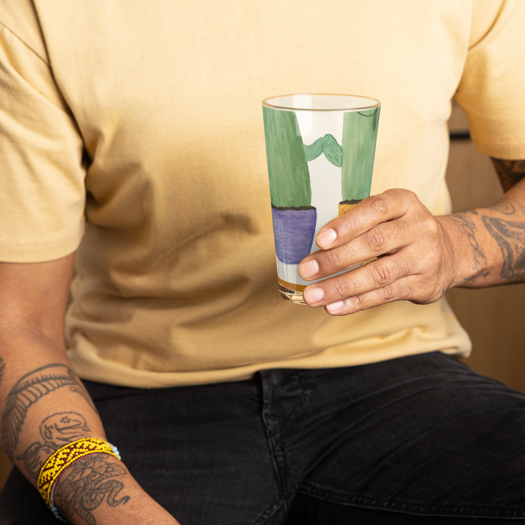 Premium Trinkglas Kaktus Liebe Trinkglas, Glas, Pint Glas, Bierglas, Cocktail Glas, Wasserglas, Kaktus, Kakteen, Liebe, Liebesbeweis, Liebesbotschaft, Liebesnachricht, Love, Kaktusliebe, Paar, Pärchen, Trennung, Streit, Versöhnung, Freundschaft, Verlobung, Hochzeit