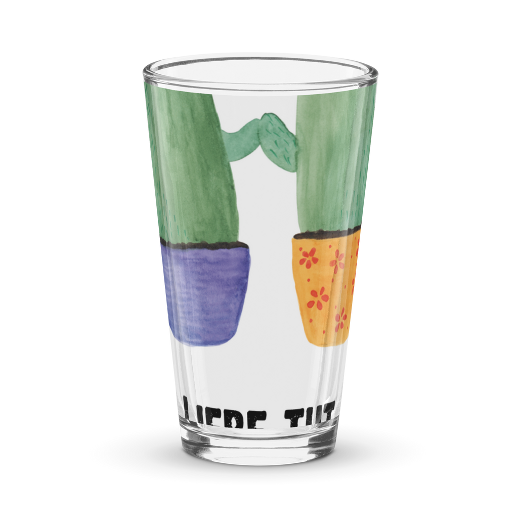 Premium Trinkglas Kaktus Liebe Trinkglas, Glas, Pint Glas, Bierglas, Cocktail Glas, Wasserglas, Kaktus, Kakteen, Liebe, Liebesbeweis, Liebesbotschaft, Liebesnachricht, Love, Kaktusliebe, Paar, Pärchen, Trennung, Streit, Versöhnung, Freundschaft, Verlobung, Hochzeit