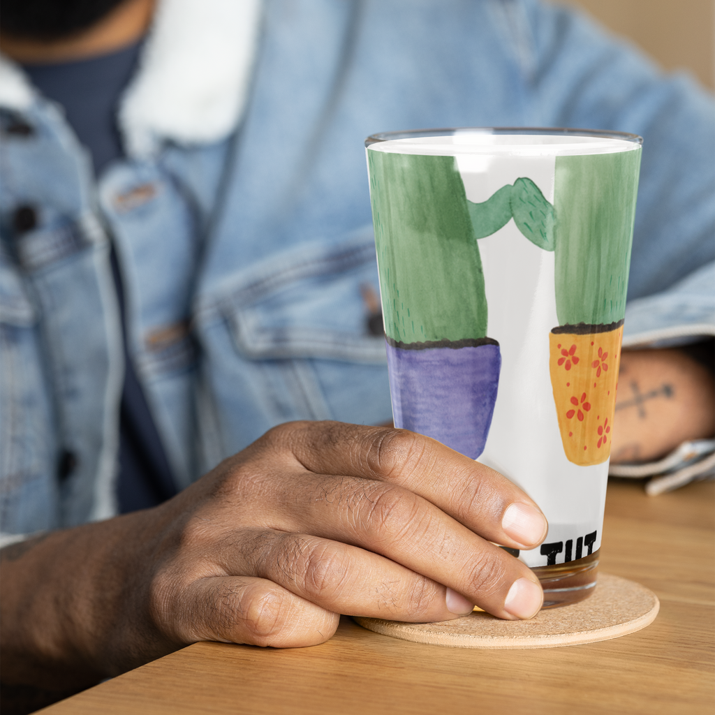 Premium Trinkglas Kaktus Liebe Trinkglas, Glas, Pint Glas, Bierglas, Cocktail Glas, Wasserglas, Kaktus, Kakteen, Liebe, Liebesbeweis, Liebesbotschaft, Liebesnachricht, Love, Kaktusliebe, Paar, Pärchen, Trennung, Streit, Versöhnung, Freundschaft, Verlobung, Hochzeit
